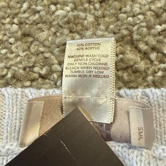 Loft Women's Blue and Grey Jumper - Picture 7 of 8